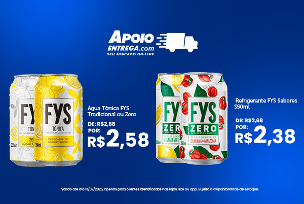 Água Tônica Fys até 13/07